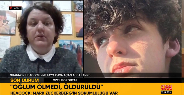 16 yaşındaki oğlunu kaybeden anneden Meta için vahim iddia: Yapay zeka kullandılar, çocuğumuzu 20 dakika içinde kaybettik