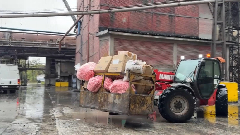 İstanbulda 10 ton uyuşturucu alevlere teslim edildi: Tonlarca zehir kül oldu