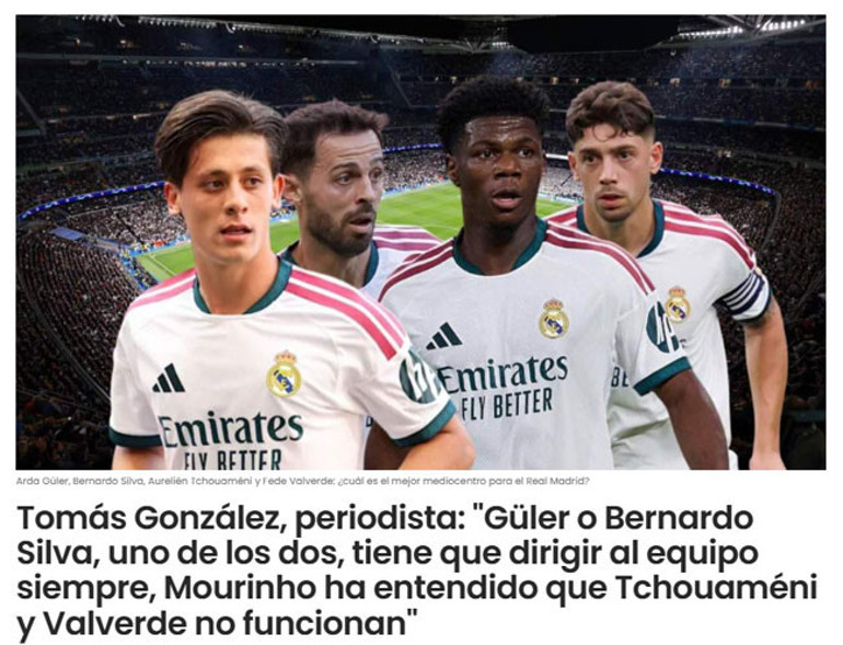 Arda Güler için Real Madride rol mesajı: Liderlik etmeli