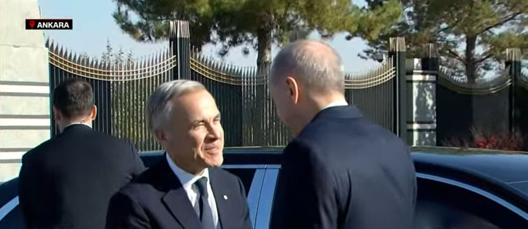 Cumhurbaşkanı Erdoğan, Kanada Başbakanını karşıladı