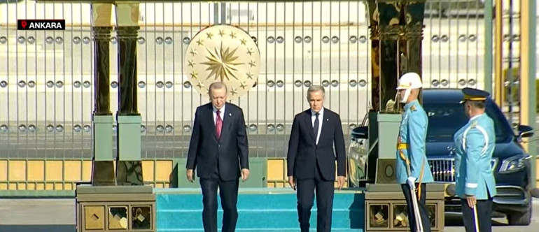 Cumhurbaşkanı Erdoğan, Kanada Başbakanını karşıladı
