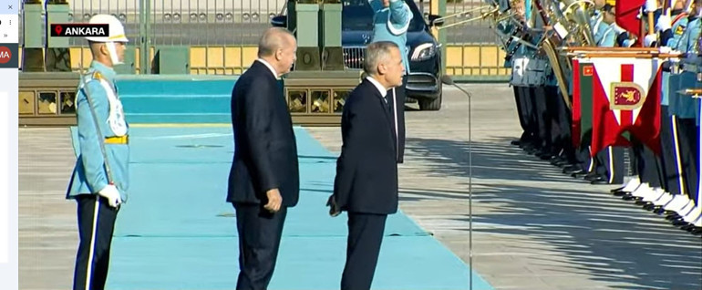 Cumhurbaşkanı Erdoğan, Kanada Başbakanını karşıladı