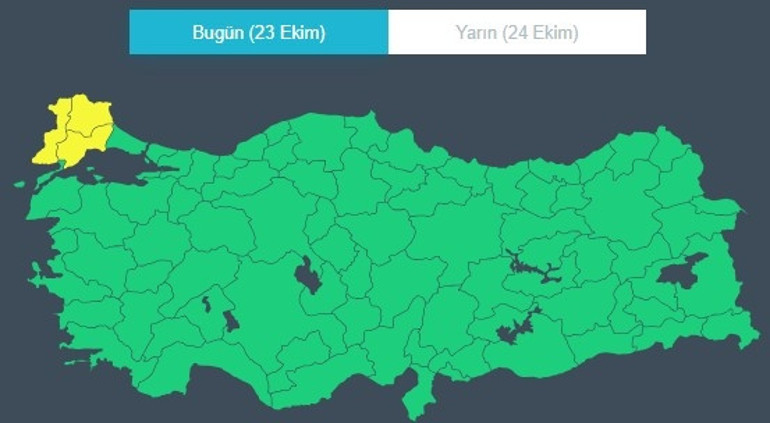 Kuvvetli yağış etkili olacak: Meteoroloji uyardı 3 ilde sarı alarm | O bölgelerde yaşayanlar dışarı çıkarken dikkat