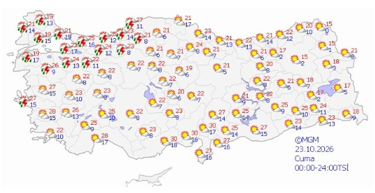 Kuvvetli yağış etkili olacak: Meteoroloji uyardı 3 ilde sarı alarm | O bölgelerde yaşayanlar dışarı çıkarken dikkat