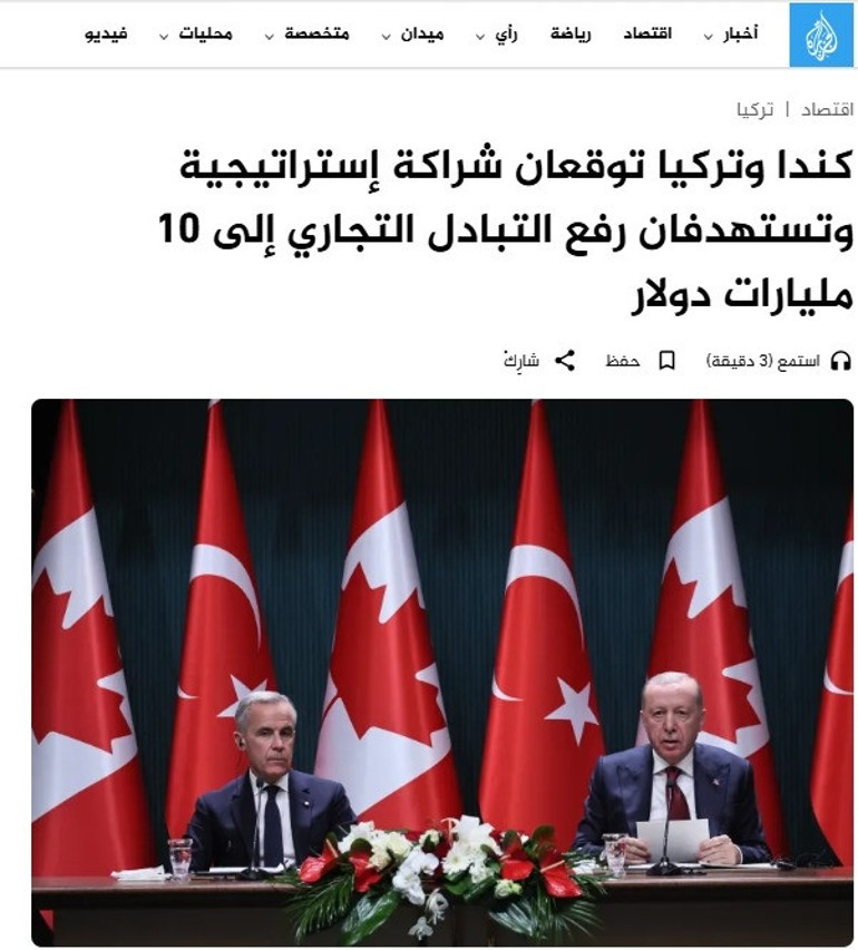 Stratejik ortaklık dünyada yankılandı: Türkiye ve Kanadadan tarihi adım: ABDnin ötesine bakmaya başladı