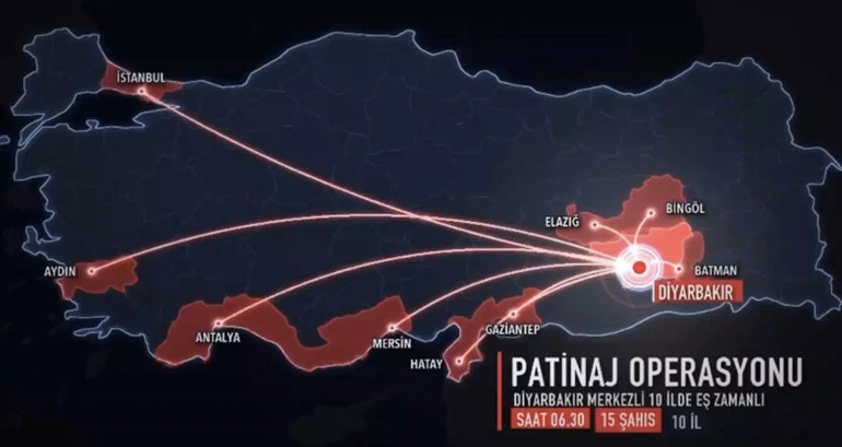 10 ilde Patinaj operasyonu: 12 kişi tutuklandı 51 banka hesabına el konuldu