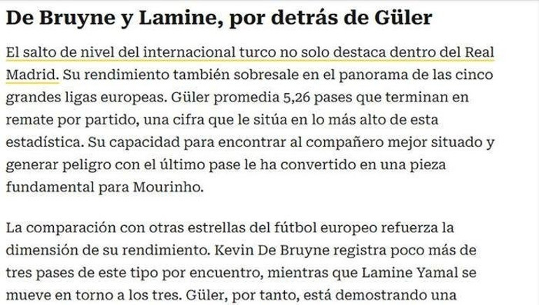 Arda Güler, Lamine Yamalı geçti 260 hücumcu arasında en iyisi