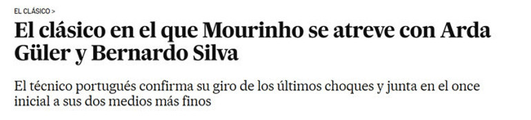 Arda Güler, İspanyada manşetlerde Mourinho ondan Stradivarius istiyor