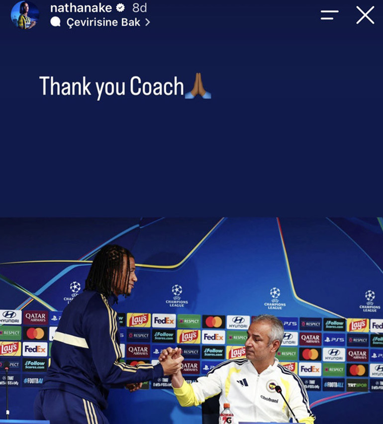 Fenerbahçeli yıldızlardan İsmail Kartala veda paylaşımı