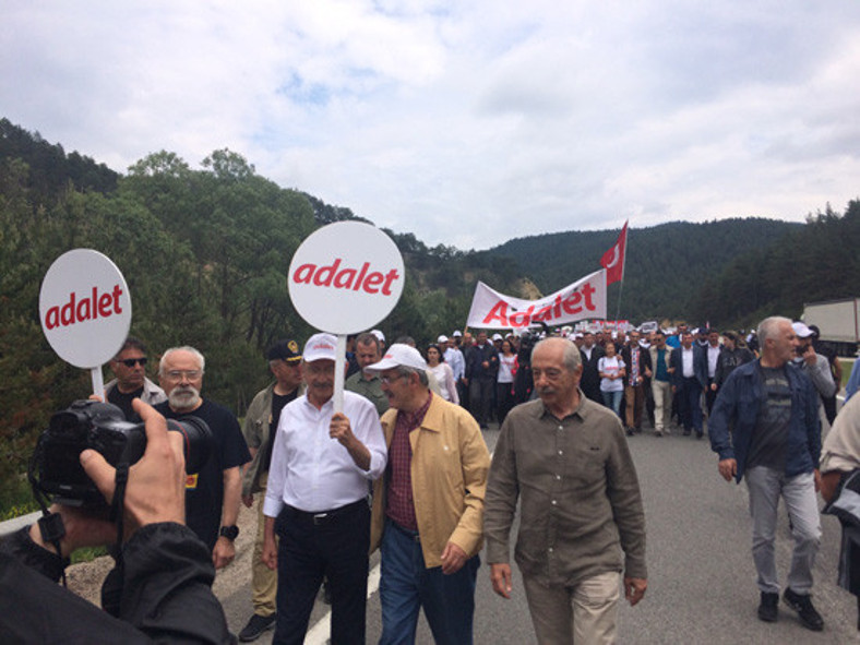 Kılıçdaroğlunun Adalet Yürüyüşünde 7. gün
