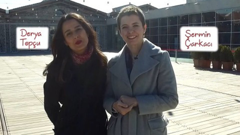 Derya Topçu ve Oyuncu Anne Cer Modern'de