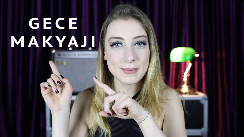 Gece eğlenmeye giderken metrobüse binen kız makyajı | Makyaj Sırları