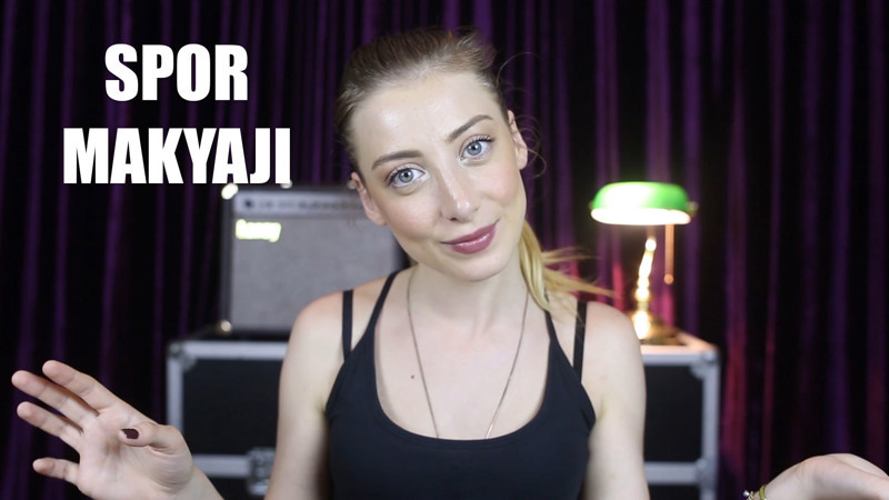 Spora giderken ter havlusu yerine makyaj çantasını yanına alan kız makyajı  | Makyaj Sırları