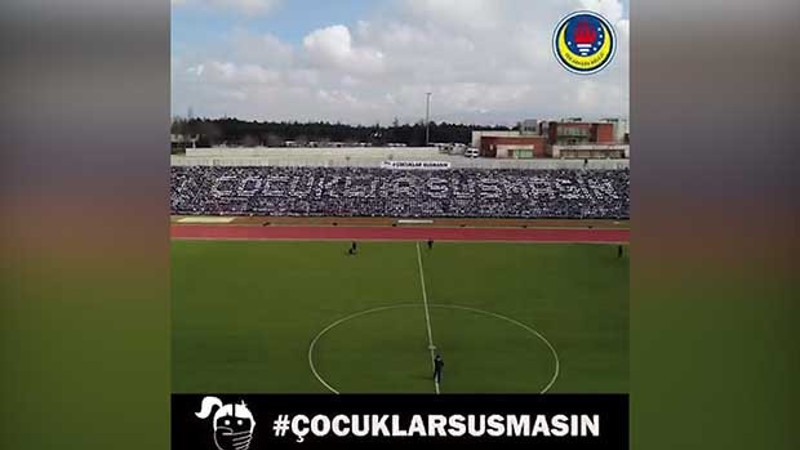 6 bin öğrenci “Çocuklar Susmasın” dedi