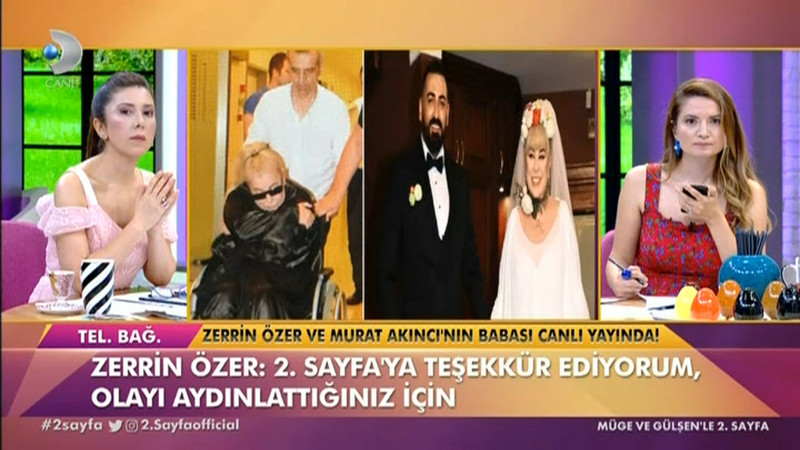 Zerrin Özer 2.Sayfa programının canlı yayınına bağlandı