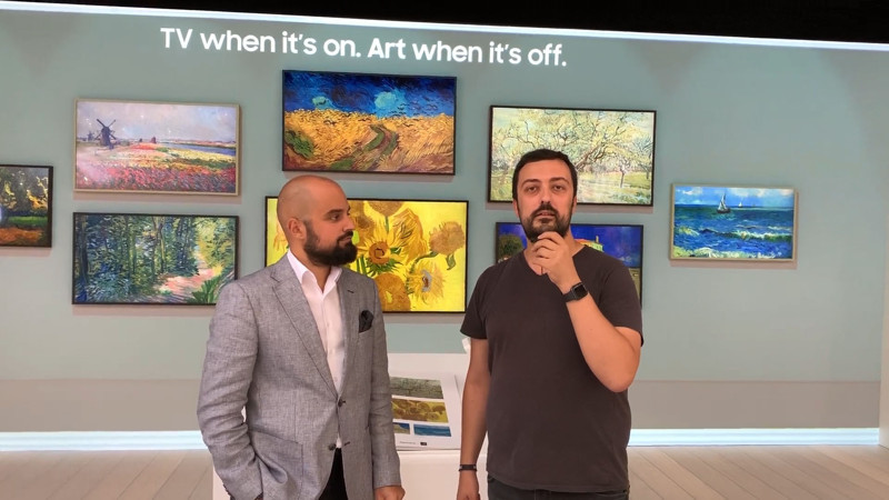 Samsung'tan odanın şeklini alan televizyon