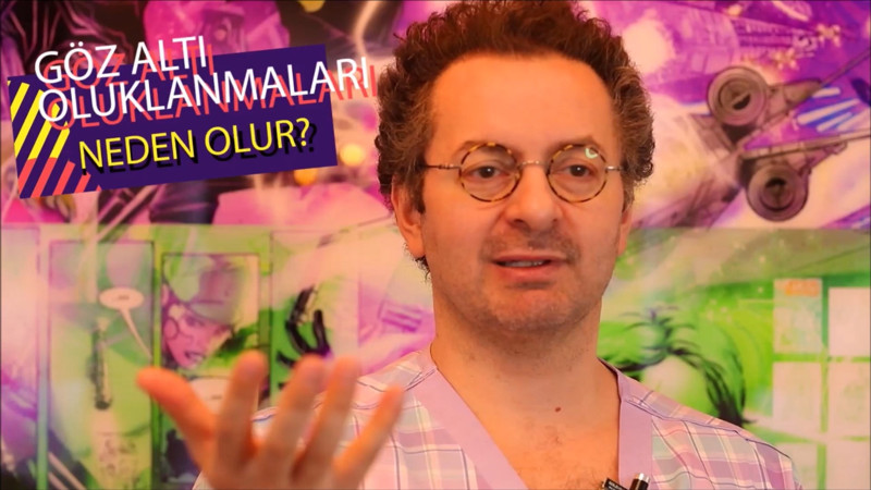 Göz altı oluklanmaları neden oluşur?