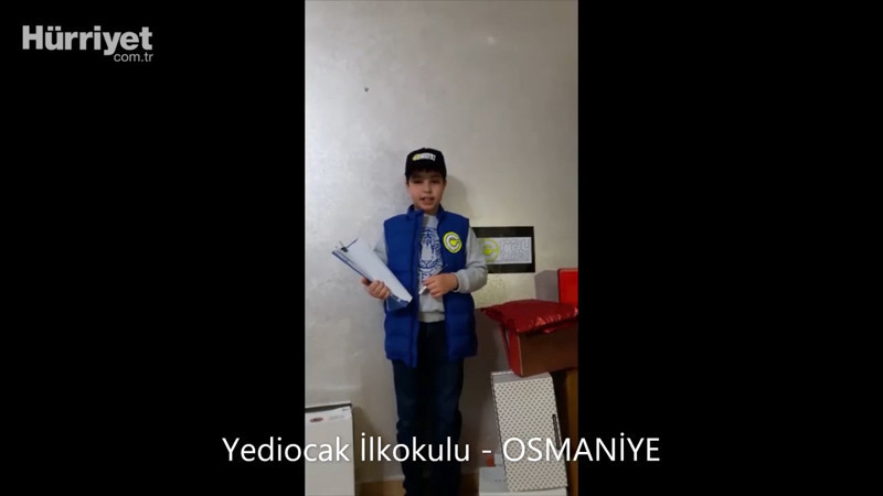 10 çocuk 10 meslek tek istek: Biz çalışıyoruz siz evde kalın