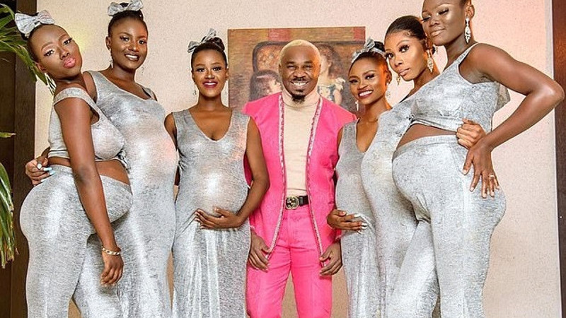 Sosyal medya fenomeni düğüne altı hamile kadınla geldi, yaptığı açıklama dünyayı şoke etti! 