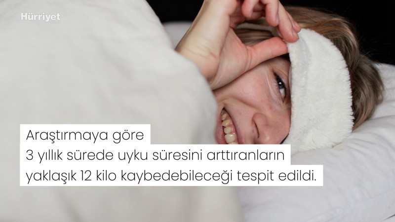 Daha fazla uyuyarak kilo verilir mi?