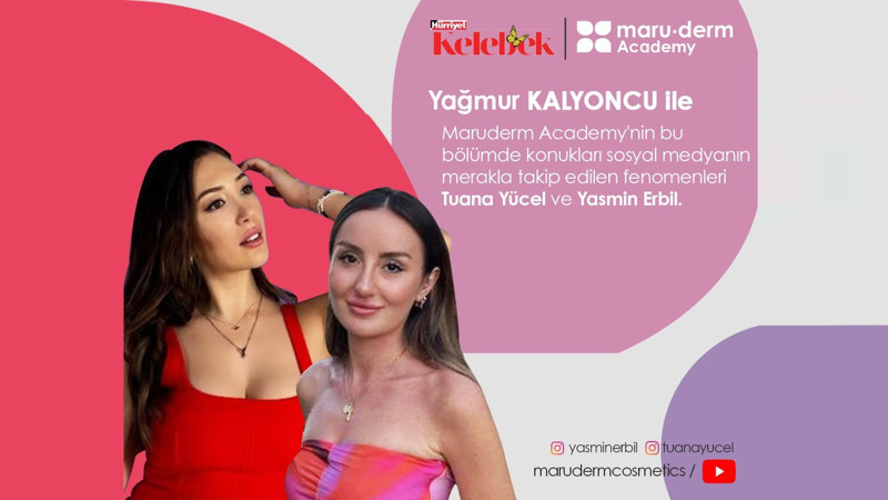 Maruderm Kozmetik ile Türkiye’nin ilk dijital güzellik programı Maruderm Academy de bu hafta…