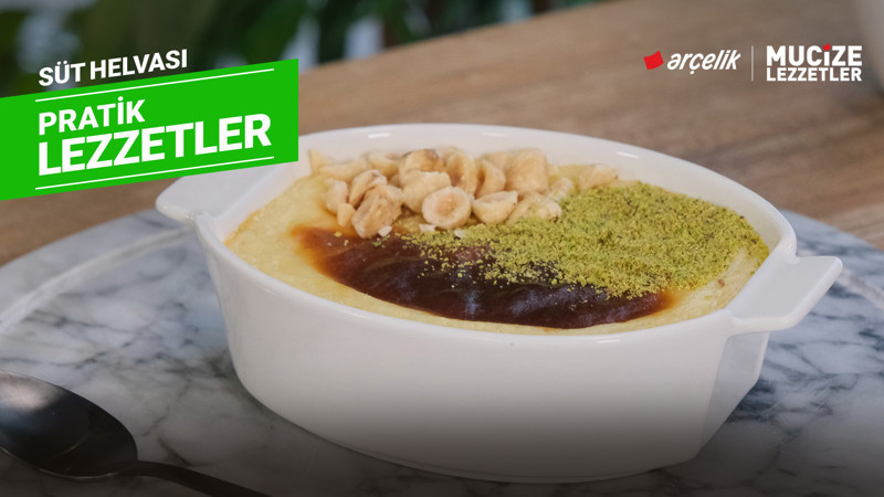 Süt helvası tarifi | Mucize Lezzetler