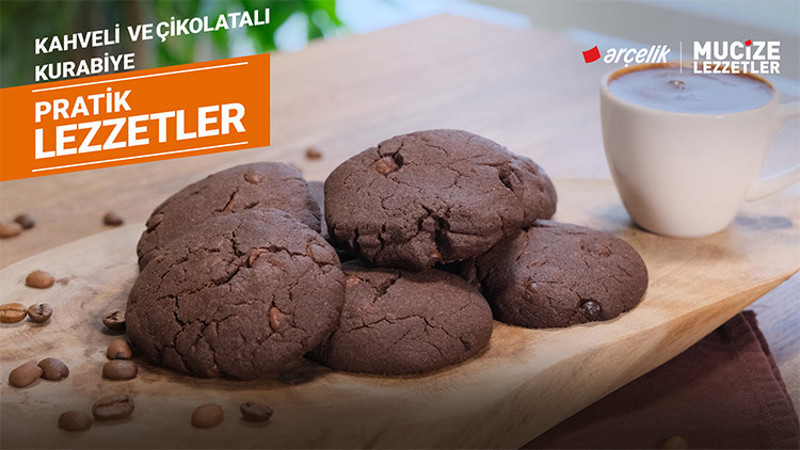 Kahveli ve çikolatalı kurabiye tarifi | Mucize Lezzetler