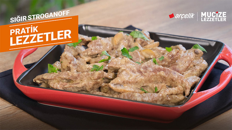Sığır stroganoff tarifi | Mucize Lezzetler