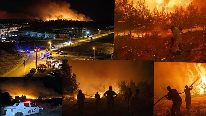 Çanakkale, Hatay ve Edirne'de orman yangını