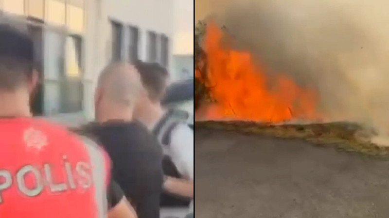 Maltepe’de havai fişek atarak otluk alanda yangın çıkaran şüpheli tutuklandı