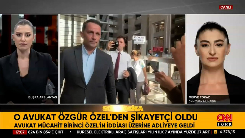 Mücahit Birinci, Murat Kapki'den şikayetçi olmak için adliyede