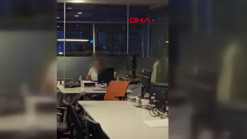 Beinsport'un binasında panik dolu anlar! Silahlı şüpheli ikna edildi