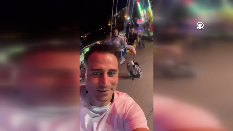 Şehidimiz Burak İbbiği'nin lunaparktaki görüntüsü ortaya çıktı