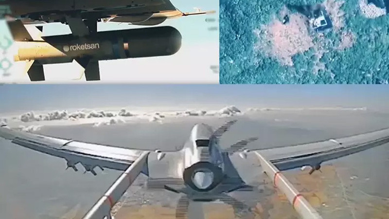 Bayraktar TB3, MAM-L IIR ile hedefi tam isabetle vurdu