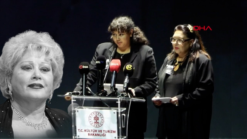 Muazzez Abacı’ya veda... Torunu Sera Anderson, yaptığı konuşmada duygusal anlar yaşadı