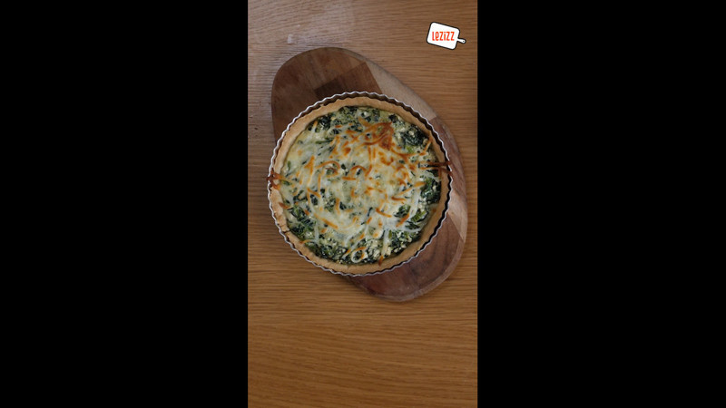 Glutensiz Ispanaklı Kiş