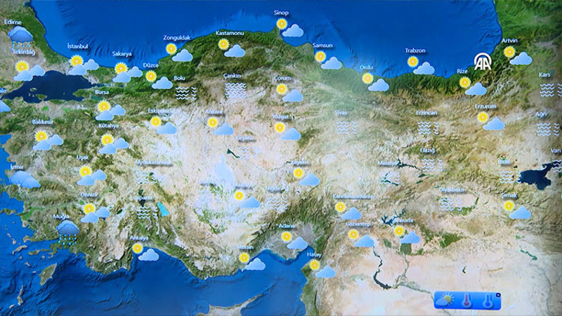 Hafta sonu yurt genelinde hava bulutlu olacak