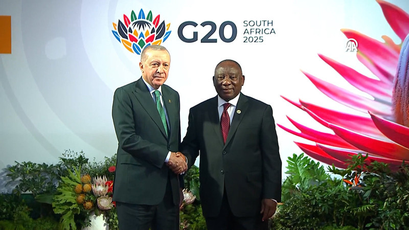 Cumhurbaşkanı Erdoğan, G20 Liderler Zirvesi resmi karşılama törenine katıldı