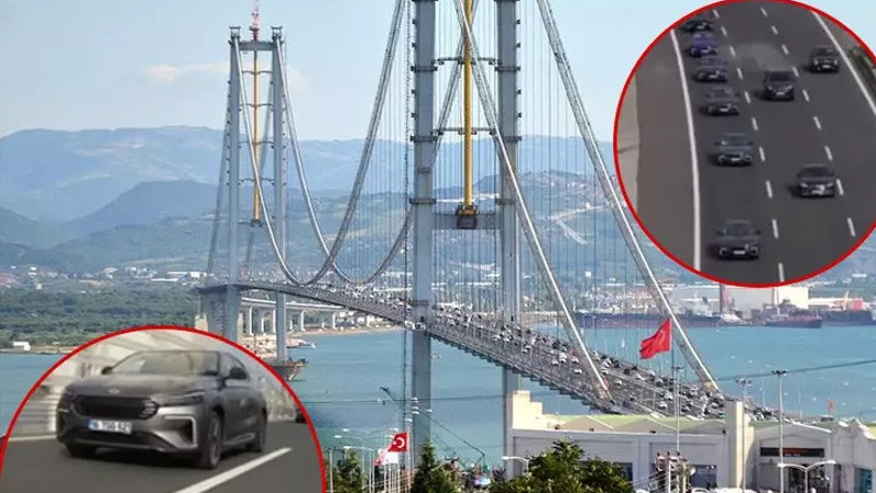 Togg'dan şaşırtan performans! 20 araç konvoy halinde yola çıktı