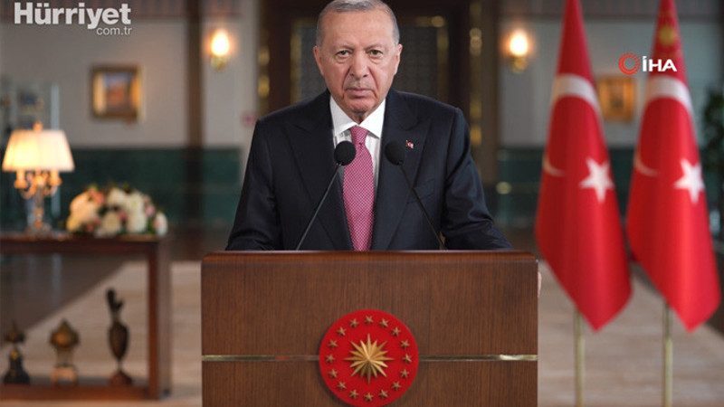 Cumhurbaşkanı Erdoğan'dan "Milli Sarayların Yüzyılı" Uluslararası Sempozyumu'na video mesaj