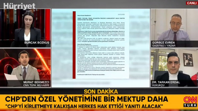 CHP'den Özel yönetimine bir mektup daha