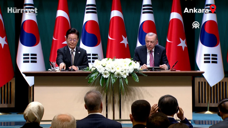 Güney Kore ile 'Nükleer' anlaşma... Cumhurbaşkanı Erdoğan: Savunma sanayiinde önemli projelere imza attık