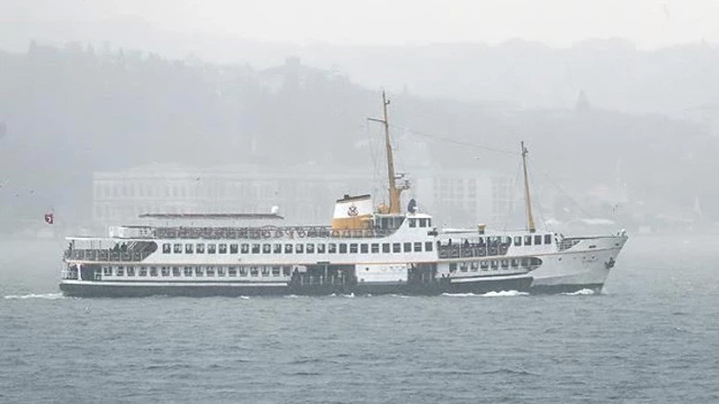 İstanbul'da vapur seferleri iptal edildi