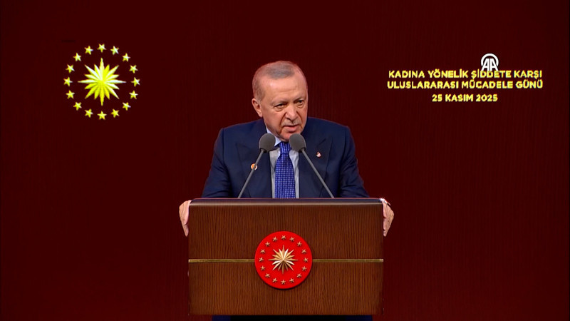 Cumhurbaşkanı Erdoğan: Kadına şiddet, insanlığa ihanettir