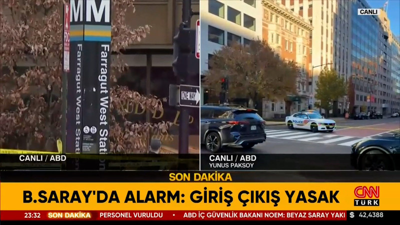 ABD'de saldırı şoku! Beyaz Saray'a giriş ve çıkışlara kapatıldı