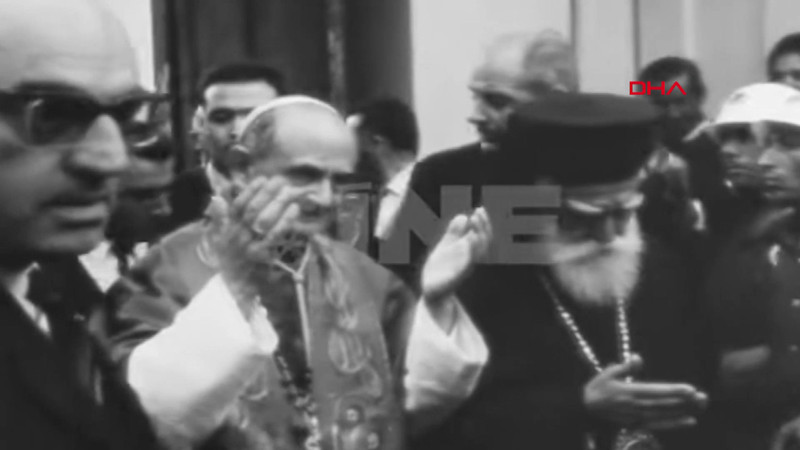 Türkiye'ye ilk Papa ziyaretinin görüntüleri paylaşıldı