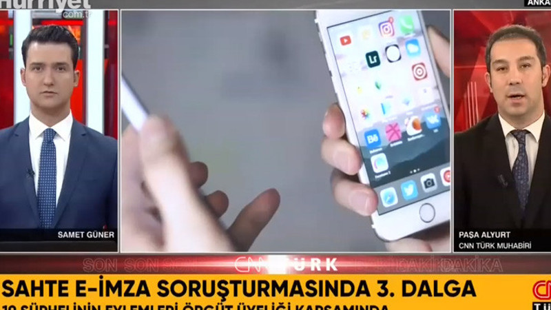 Sahte e-imza soruşturmasında 3.dalga soruşturması tamamlandı
