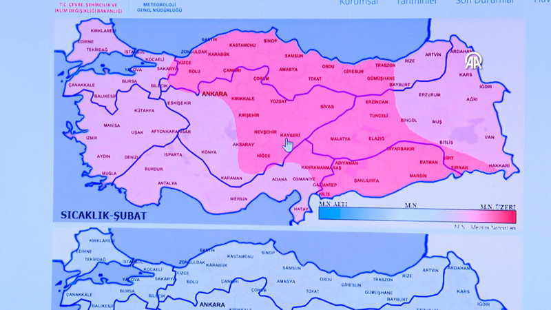 Kışın sıcaklıklar mevsim normallerinin üzerinde seyredecek