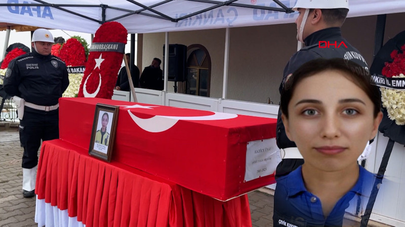 Şehit polis Hatice Ünal, son yolculuğuna uğurlandı