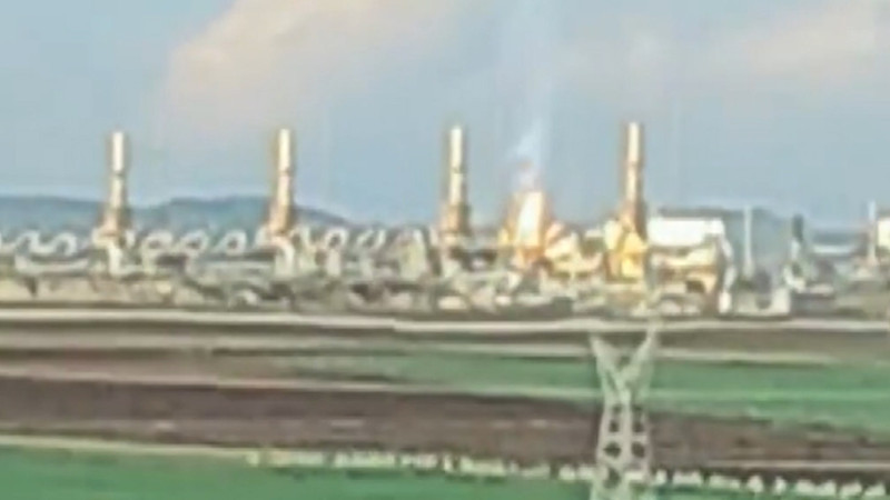 Silivri'de doğal gaz tesisinde yangın